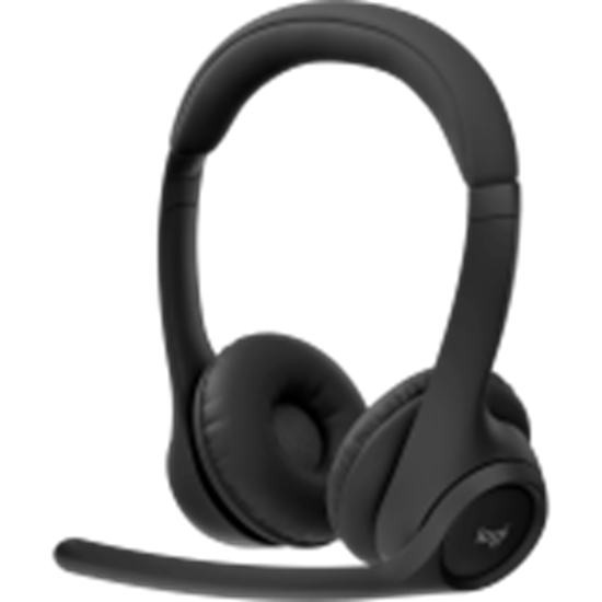 Picture of Logitech 981-001458 headphones/headset Wireless Head-band Car/Home office Black