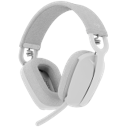 Picture of Logitech Zone Vibe Headset Wireless Head-band Calls/Music Bluetooth White