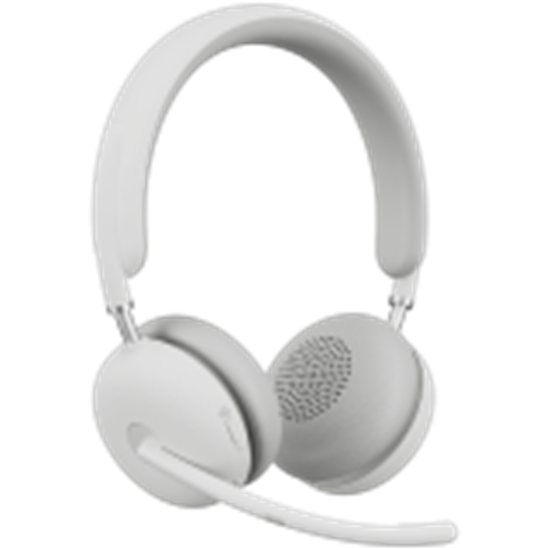 Picture of Logitech Zone Wireless 2 Headset Wired & Wireless Head-band Office/Call center USB Type-C Bluetooth White