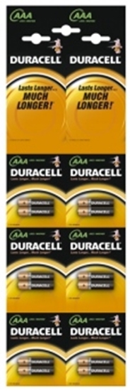 Picture of LR03/AAA baterijas 1.5V Duracell BASIC sērija Alkaline MN2400 HBDC iepakojumā 12 gb
