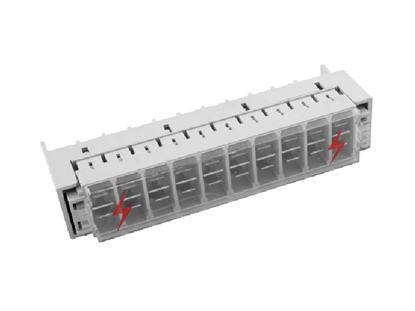 Изображение LSA 10 pāru 3 polu arrester magazine ar putekļu aizsargu
