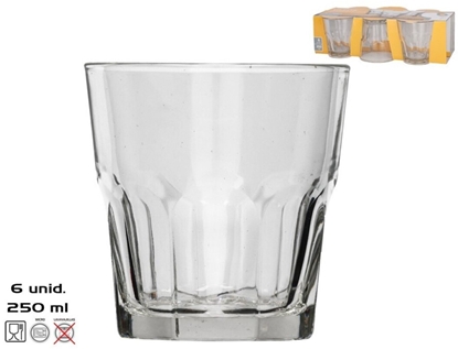 Attēls no Lumarko 6 gab. Casablanca szklanki 250 ml 8 5 x 8 x 8 cm KITCHEN&GO 8445393387987 (8445393387987)