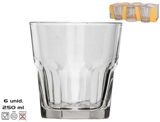 Picture of Lumarko 6 gab. Casablanca szklanki 250 ml 8 5 x 8 x 8 cm KITCHEN&GO 8445393387987 (8445393387987)
