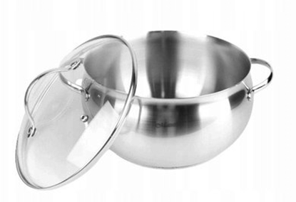 Attēls no Maestro Garnek stalowy z pokrywk na indukcj gaz 20cm 4.0L MAESTRO MR-3516-20