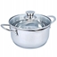 Picture of Maestro Garnek stalowy z pokrywk na indukcj gaz 24cm 5.0L MAESTRO MR-3510-24