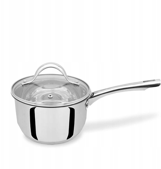 Picture of Maestro Rondel stalowy z pokrywk na indukcj gaz 16cm 1.8L MAESTRO MR-3519-16S