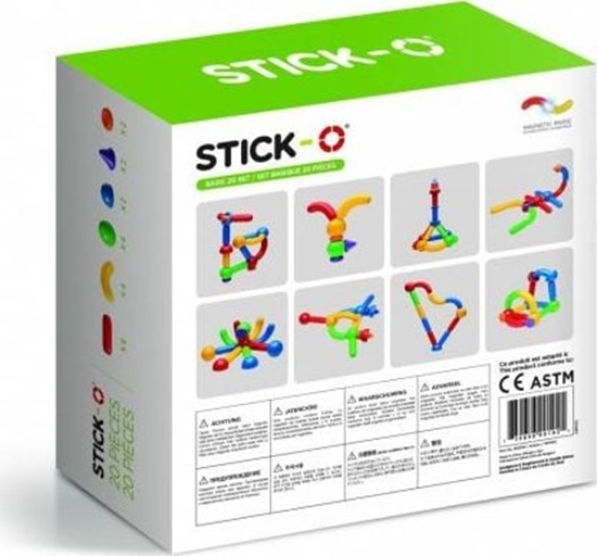 Picture of Magformers Klocki magnetyczne Stick-O Basic 20 elementów (005-901002)
