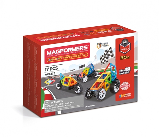 Picture of Magformers MAGFORMERS AMAZING TRANSFORM WHEEL SET 17 EL.
