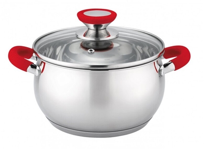 Picture of Maku Katls Voltz OV51210N18 18 cm/2 5 l czerwone uchwyty stal nierdzewna 5V1210N18R (3800237040810)