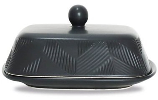 Изображение Maselniczka Maestro Maselniczka ceramiczna maselnica pojemnik na maso Geometry Black MAESTRO MR-20003-45