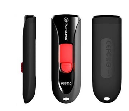 Attēls no MEMORY DRIVE FLASH USB2 64GB/590 TS64GJF590K TRANSCEND