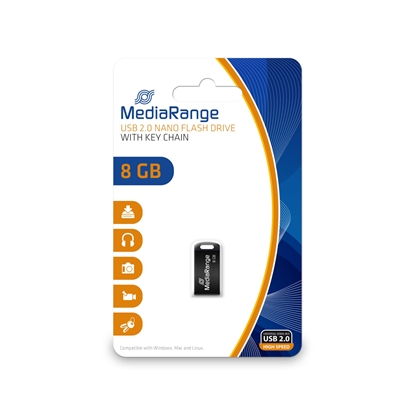 Attēls no MEMORY DRIVE FLASH USB2 8GB/MR920 MEDIARANGE