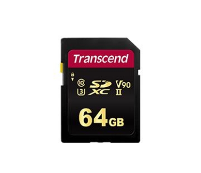 Attēls no MEMORY SDXC 64GB UHS-II 700S/TS64GSDC700S TRANSCEND