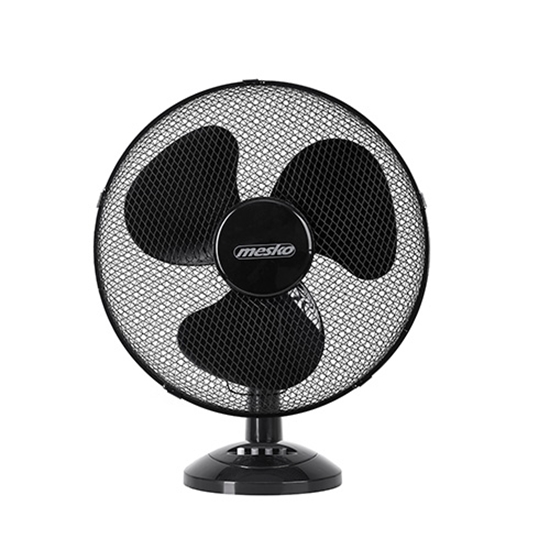 Изображение Mesko | Fan | MS 7308 | Table Fan | Black | Diameter 23 cm | Number of speeds 2 | Oscillation | 30 W