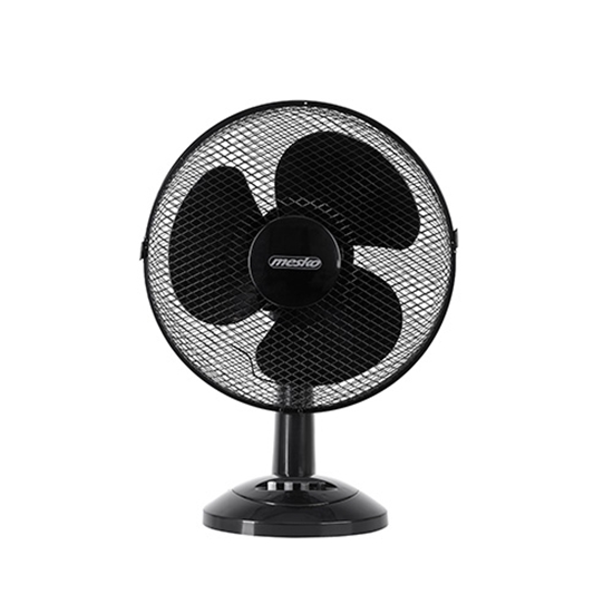 Изображение Mesko | Fan | MS 7309 | Table Fan | Black | Diameter 30 cm | Number of speeds 3 | Oscillation | 40 W