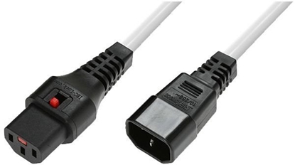 Attēls no MicroConnect Powercord C13 IEC Lock - C14