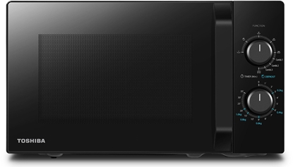 Attēls no Microwave oven Toshiba MW2 MG20PBK, 20L with grill function, power 1000W, microwave power 800W