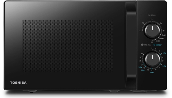 Picture of Microwave oven Toshiba MW2 MG20PBK, 20L with grill function, power 1000W, microwave power 800W