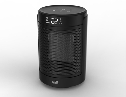Attēls no Mill FH1500BLACK | Ceramic fan heater | 1500 W | Suitable for rooms up to 22 m² | Black