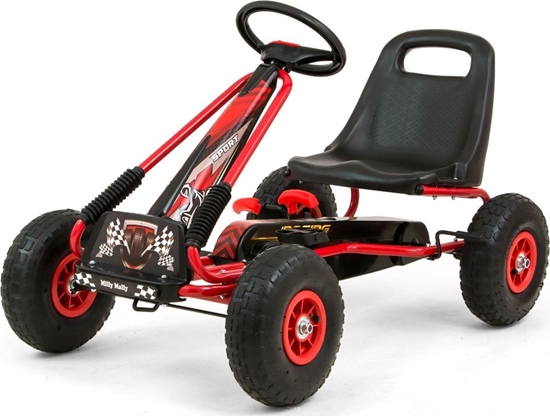 Picture of Milly Mally Gokart na peday Thor Czerwony