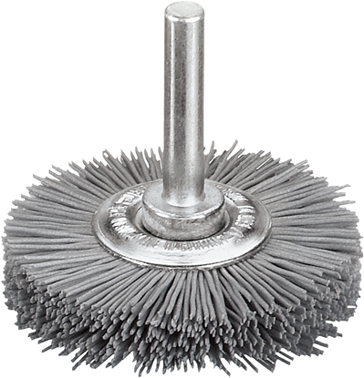 Attēls no Milwaukee MILWAUKEE SZCZOTKA DRUCIANA TARCZOWA TRZPIENIOWA S6 50x10 WGLIK KRZEMU KARBOWANY G320 CR. 0.6-3szt.