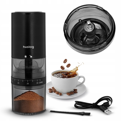 Изображение Mynek do kawy Aptel Huslog mynek bezprzewodowy do kawy z okienkiem CoffeeSmash