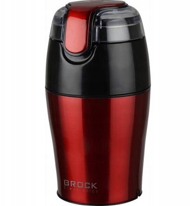 Изображение Mynek do kawy Brock Mynek do kawy ze stali nierdzewnej BROCK CG 4050 RD 150W (50g) CG 4050 RD (4752131002151)