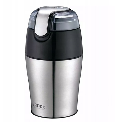 Изображение Mynek do kawy Brock Mynek do kawy ze stali nierdzewnej BROCK CG 4050 SS 150W (50g) CG 4050 SS (4752131001642)