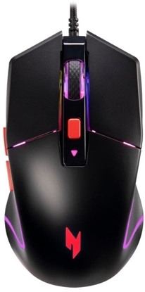 Attēls no Mysz Acer Acer Nitro Mouse NMW100 Black, Up to 7200 dpi, Wired, 6 buttons, Retail Pack