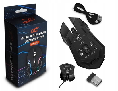 Изображение Mysz LTC Mysz,myszka komputerowa gamingowa LTC RGB 6 przycisków 3200DPI