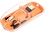 Attēls no Mysz Manhattan Funkmaus USB-A 4przyciski RGB LED orange transparent