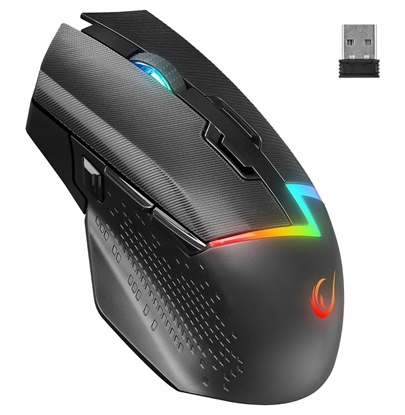 Изображение Mysz Rampage Rampage Mysz bezprzewodowa Drop M3 V2 24000 DPI czarna