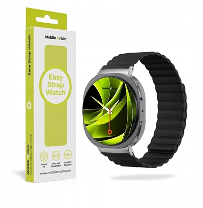 Attēls no Mobile Origin Easy Strap Magnetic Galaxy Watch 8 Black