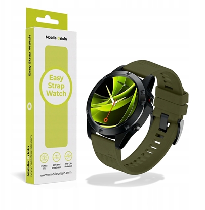 Attēls no Mobile Origin Easy Strap Watch 20mm Dark Green