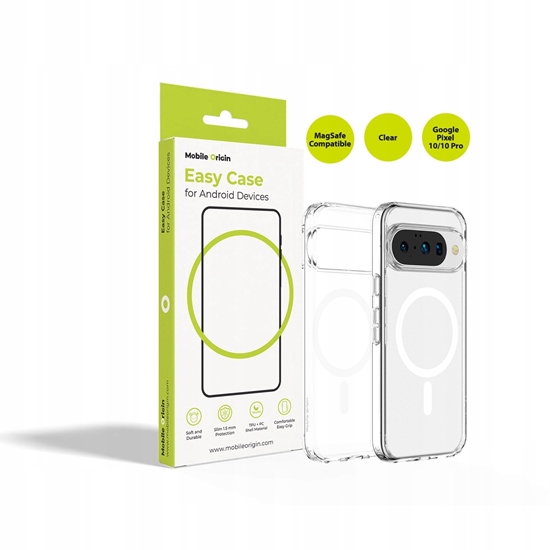 Picture of Mobile Origin Mobile Origin Easy Case, MagSafe, Clear - Google Pixel 10 Pro/Google Pixel 10
