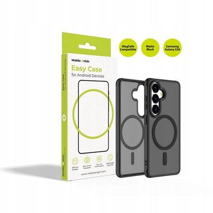 Attēls no Mobile Origin Mobile Origin Easy Case, MagSafe, Matte Black - Samsung Galaxy S26