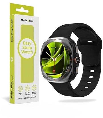 Attēls no Mobile Origin Mobile Origin Easy Strap Silicone Galaxy Watch Ultra 47mm Black