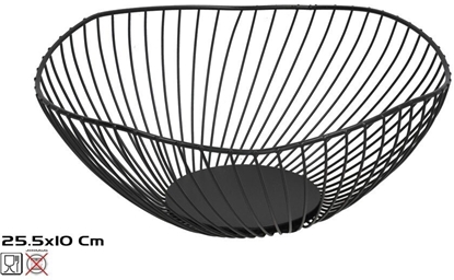 Attēls no Mondex Metalowa misa na owoce 25 5 x 10 cm KITCHEN&GO 8445393557281 (8445393557281)