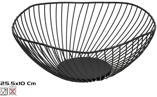 Изображение Mondex Metalowa misa na owoce 25 5 x 10 cm KITCHEN&GO 8445393557281 (8445393557281)