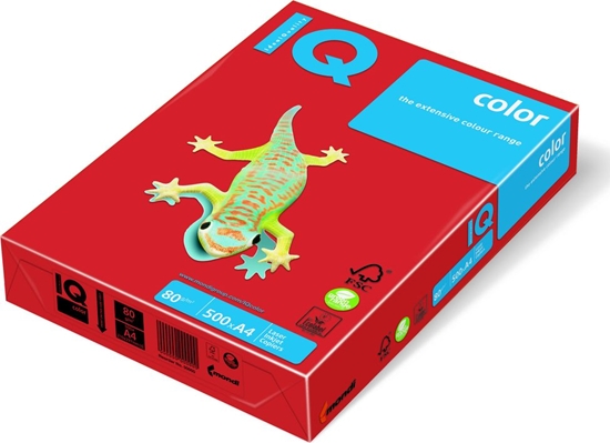 Picture of Mondi Papier ksero IQ Color A4 80g czerwony 500 arkuszy