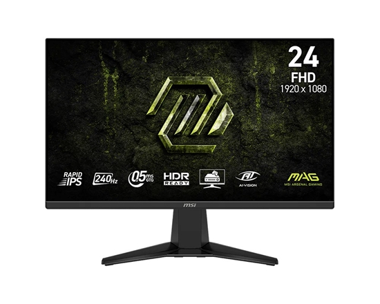 Изображение Monitor 23.8 cala MAG 245F X24 LED/FHD/Flat/240Hz/czarny