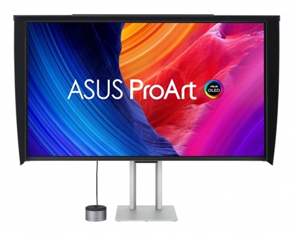 Изображение Monitor Asus ASUS ProArt OLED PA32UCDMR-K monitor komputerowy 80 cm (31.5") 3840 x 2160 px 4K Ultra HD QD-OLED Czarny, Srebrny