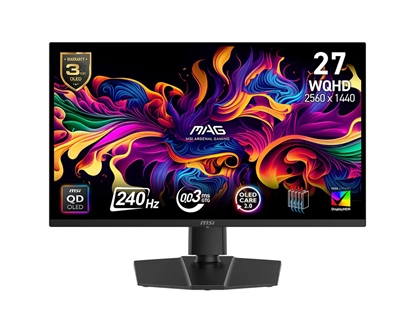 Picture of Monitor MAG 271QP QD-OLED X 24/26.5 cali/FLAT/QD-LED/WQHD/240Hz/Black 