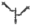 Picture of Monitora stiprinājums Gembird 2x 17”-32” Adjustable desk display mounting arm 