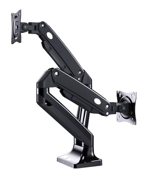 Изображение Monitora stiprinājums Gembird Full-motion Desk 2-display Mounting Arm
