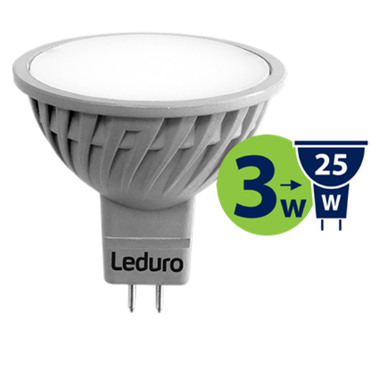Attēls no MR16 LED SPULDZE PL-MR16-21179 3W 90° GU5.3 250lm 3000K AC/DC12V