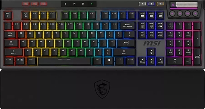 Attēls no MSI STRIKE Pro Silent W Gaming Keyboard, wireless