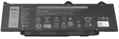 Attēls no Napd Dell BTRY,PRI,54WHR,3C,LITH,SMP,REN