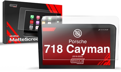 Picture of Nawigacja GPS GrizzGlass Folia matowa GrizzGlass CarDisplay Protection do Porsche 718 Cayman 7" (2016-2025)