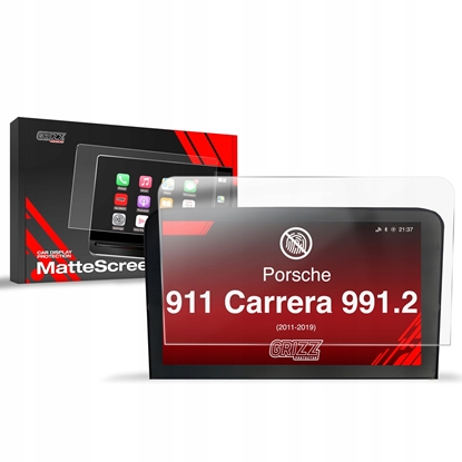 Picture of Nawigacja GPS GrizzGlass Folia matowa GrizzGlass CarDisplay Protection do Porsche 911 Carrera 991.2 7" (2011-2019)